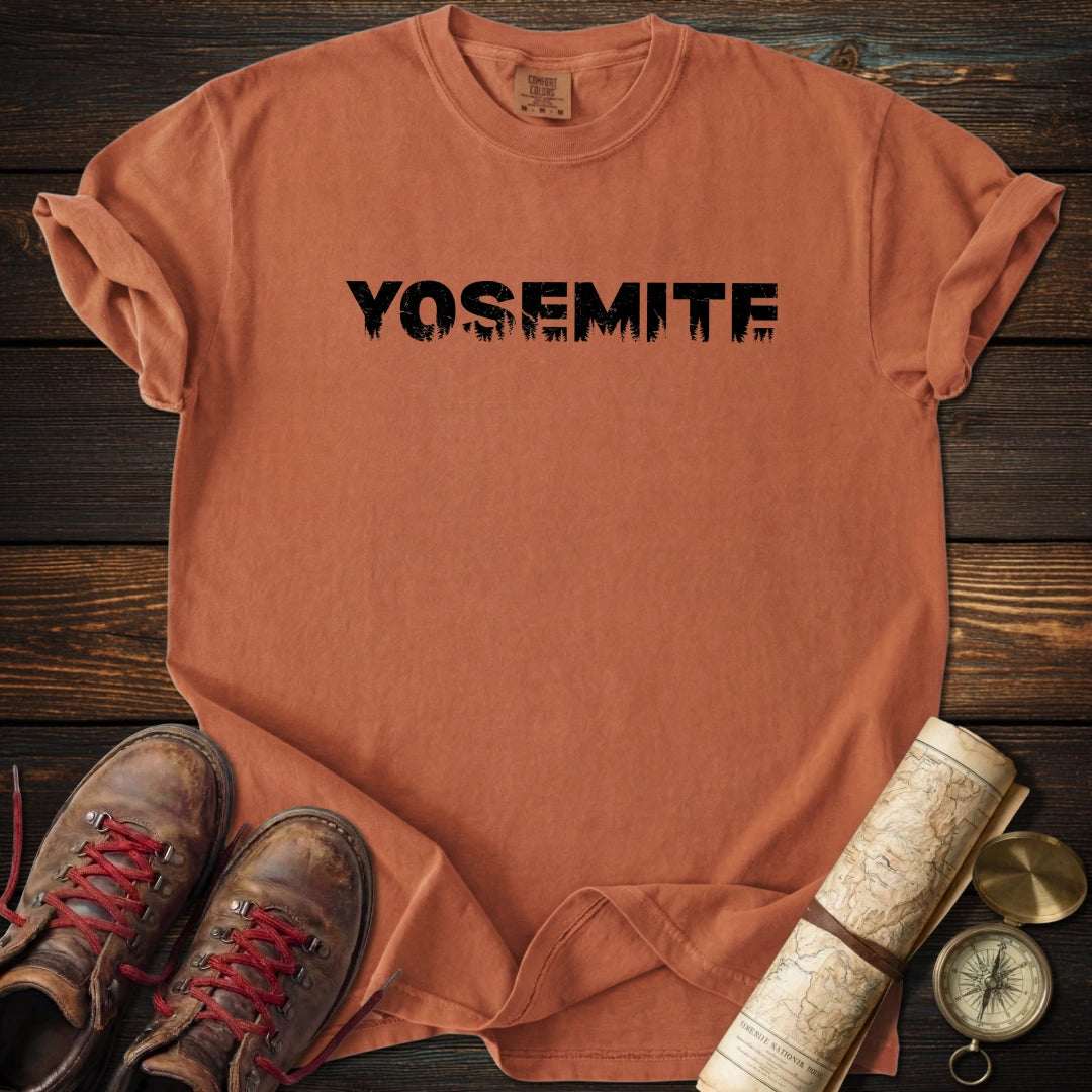 Yosemite Forest Silhouette T-Shirt