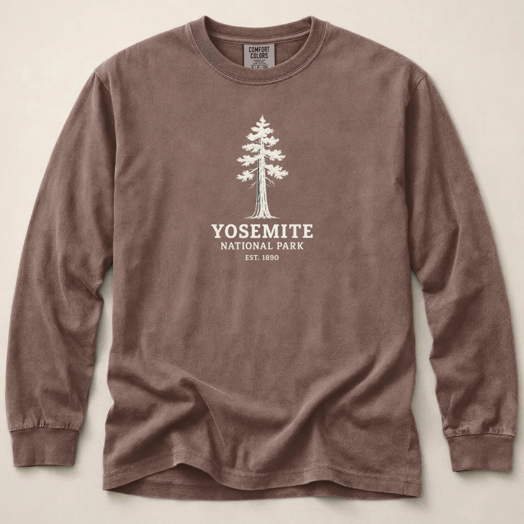 Yosemite Tree Long Sleeved T-Shirt