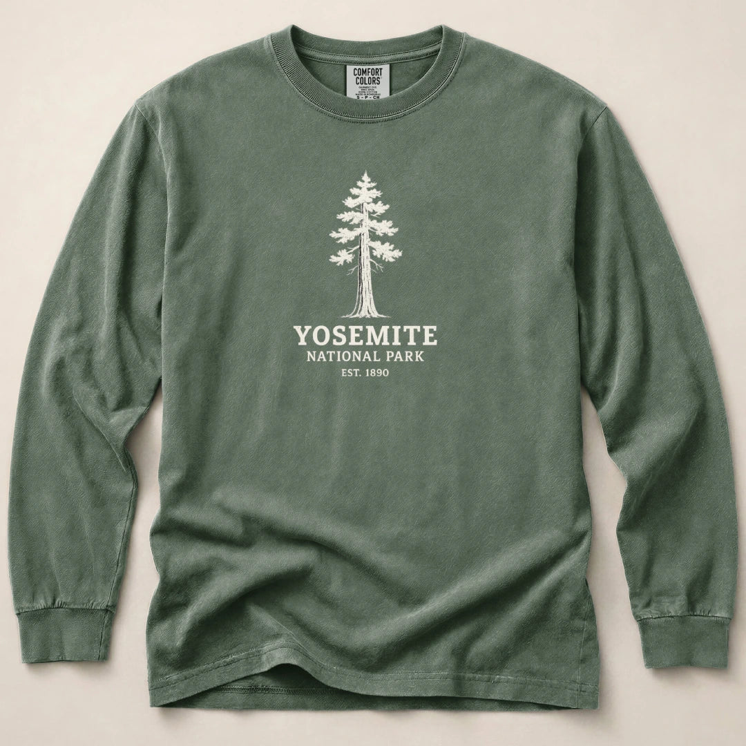 Yosemite Tree Long Sleeved T-Shirt