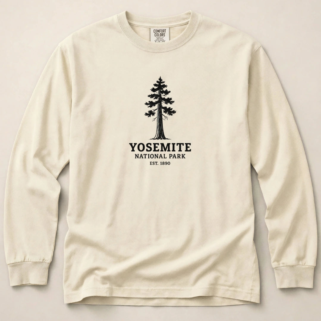 Yosemite Tree Long Sleeved T-Shirt