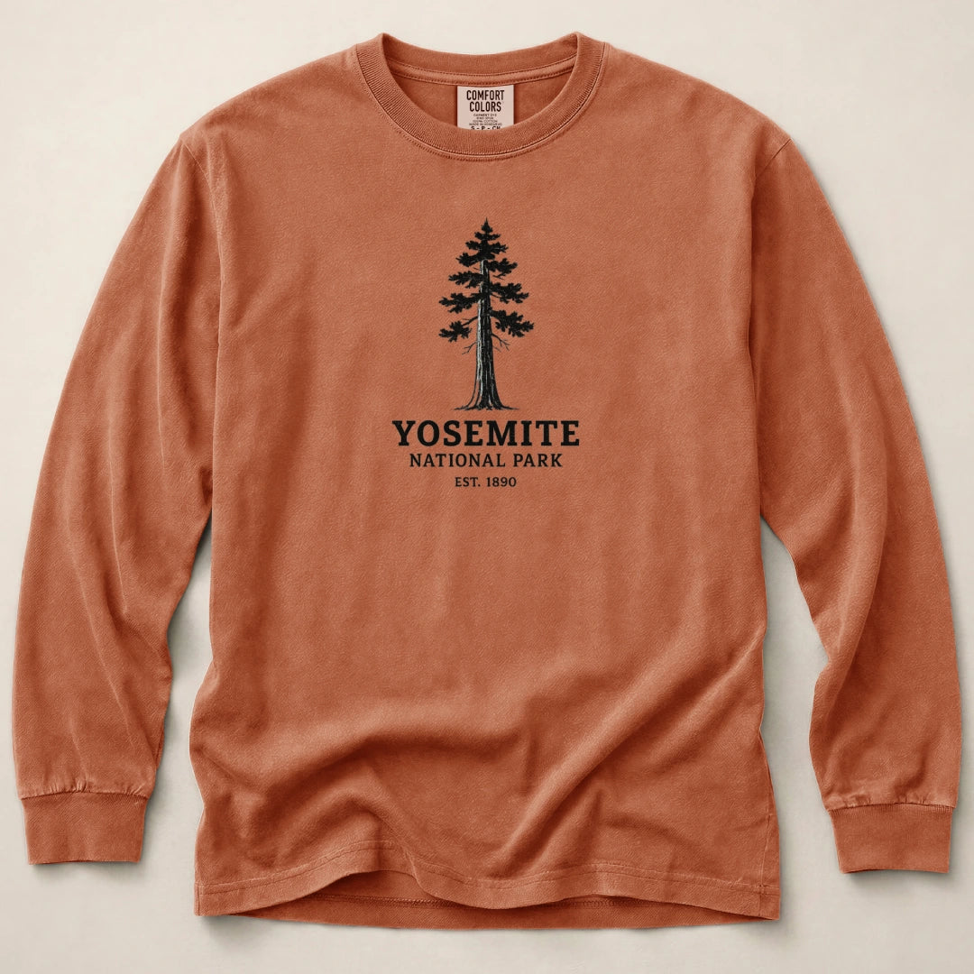 Yosemite Tree Long Sleeved T-Shirt