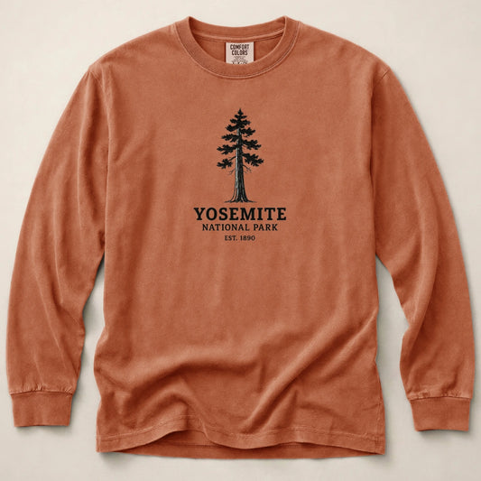 Yosemite Tree Long Sleeved T-Shirt