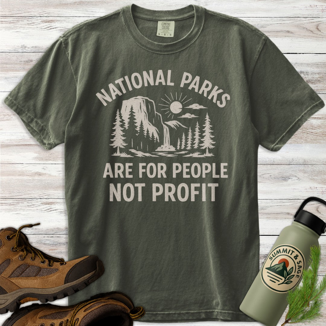 Parks For People Not Profit T-Shirt