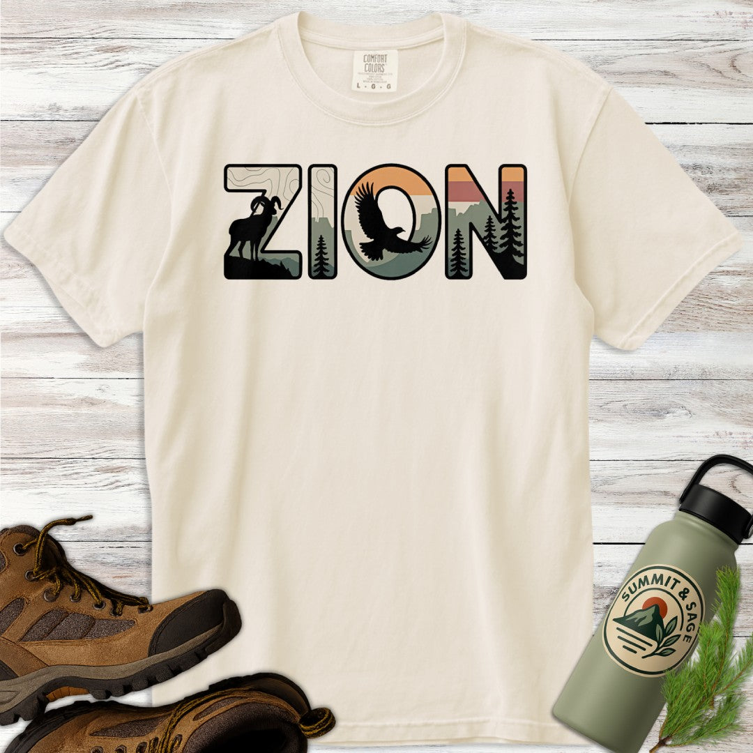 Zion Wildlife Graphic T-Shirt