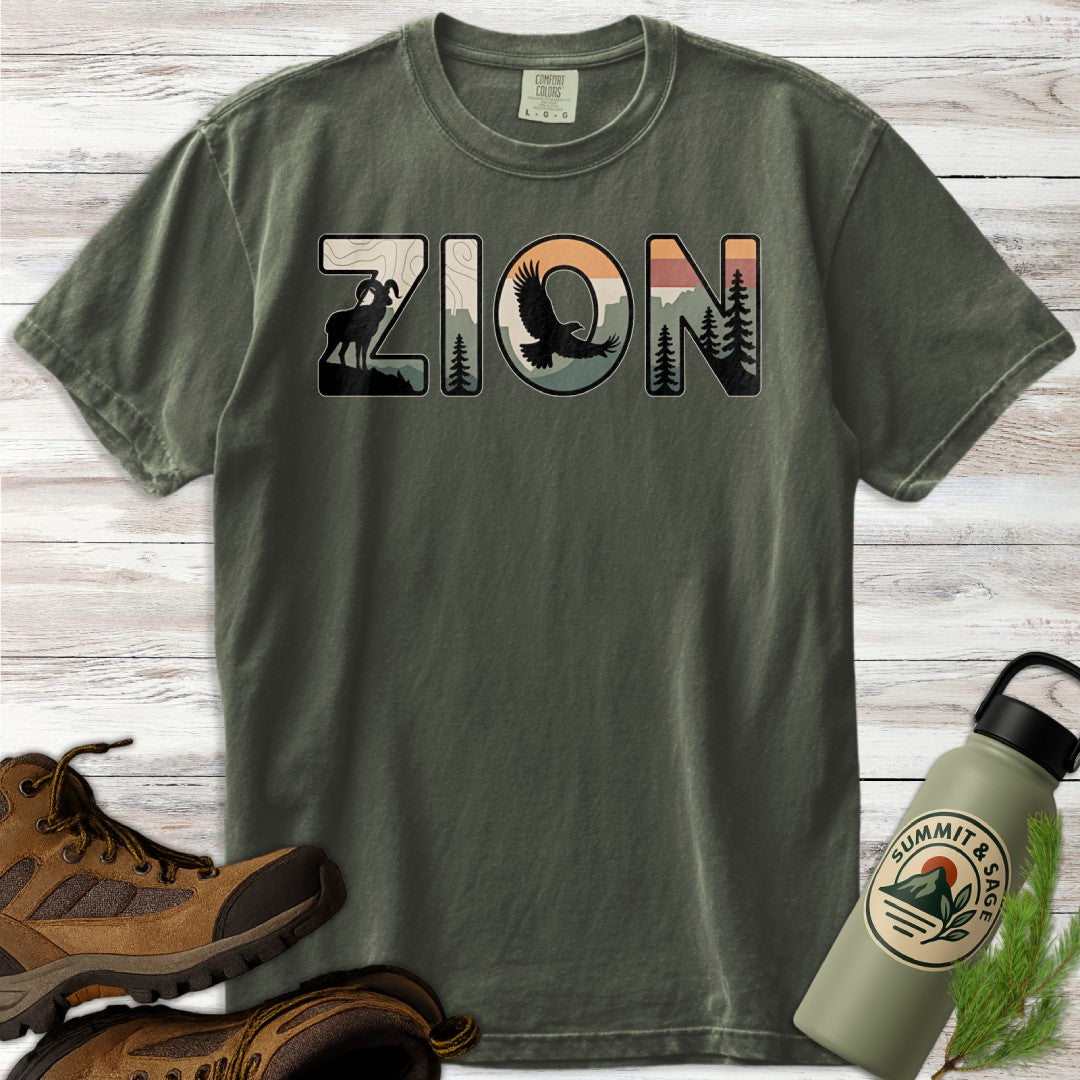 Zion Wildlife Graphic T-Shirt