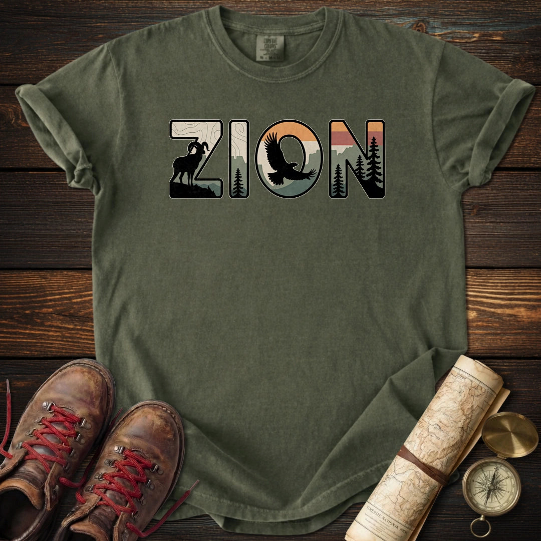 Zion Wildlife Graphic T-Shirt