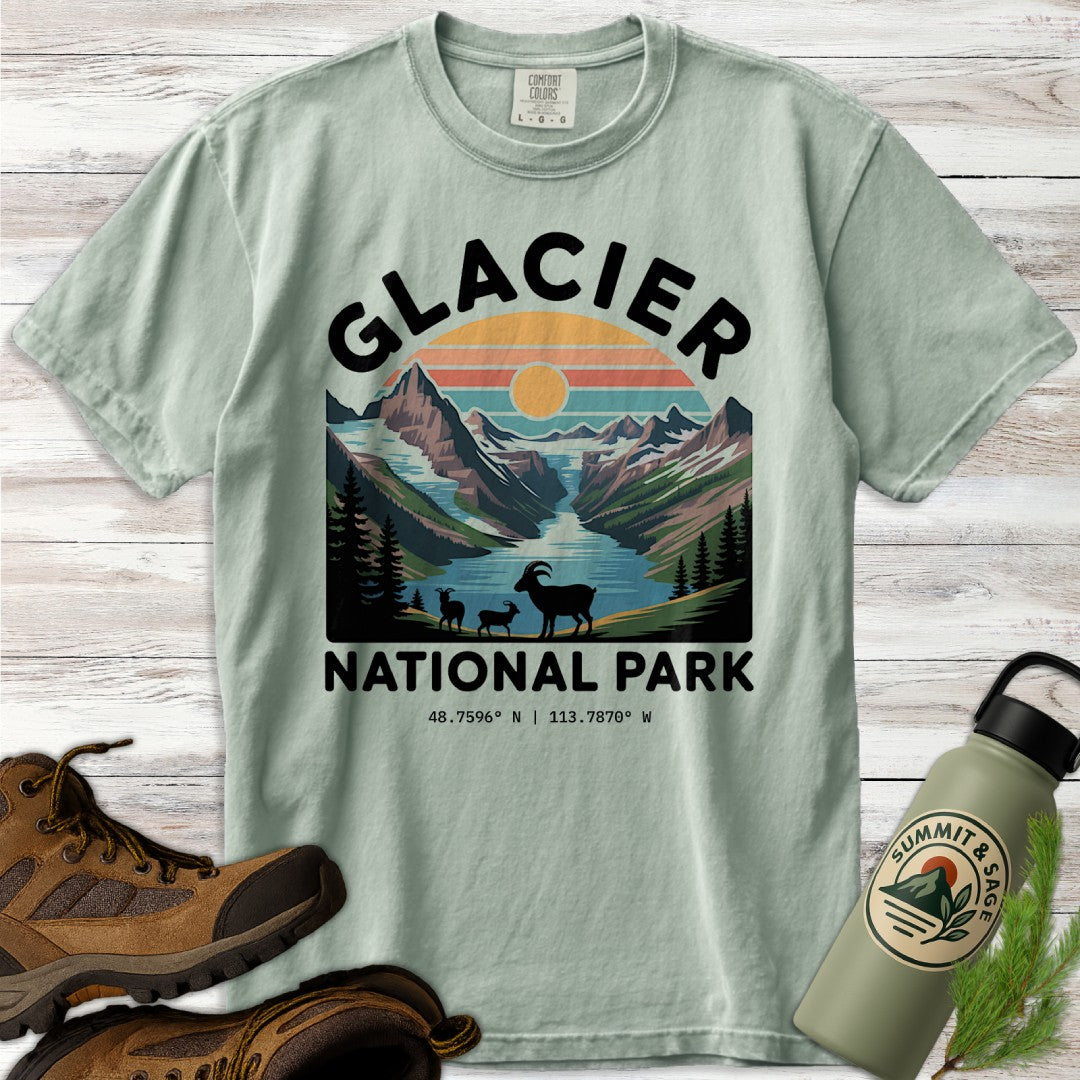 Glacier National Park Graphic T-Shirt