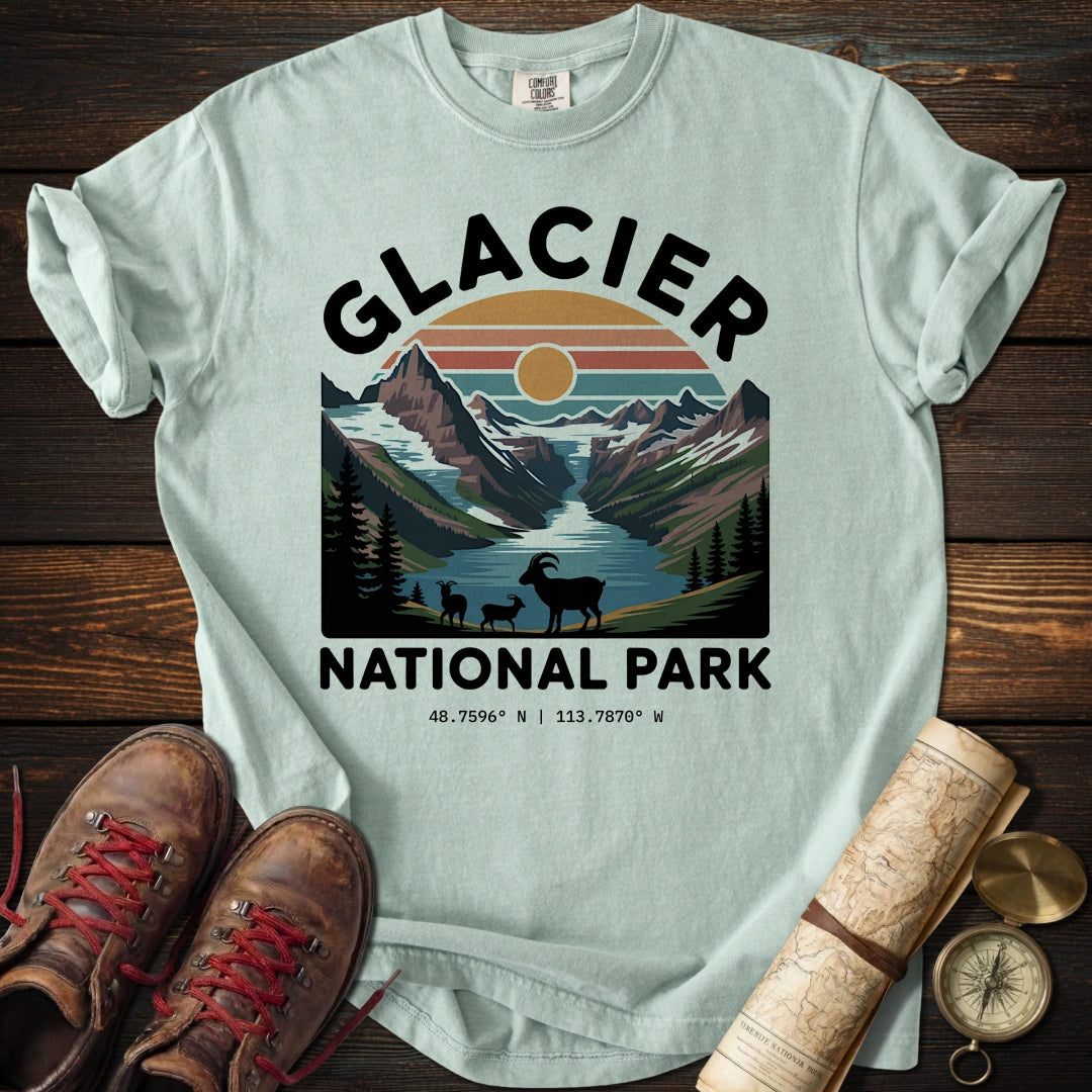 Glacier National Park Graphic T-Shirt