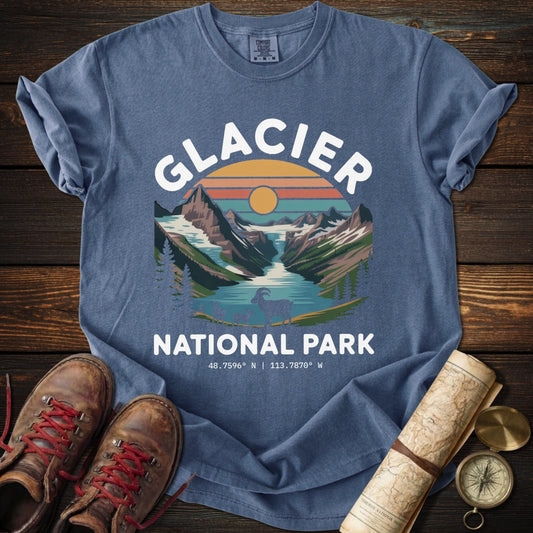 Glacier National Park Graphic T-Shirt