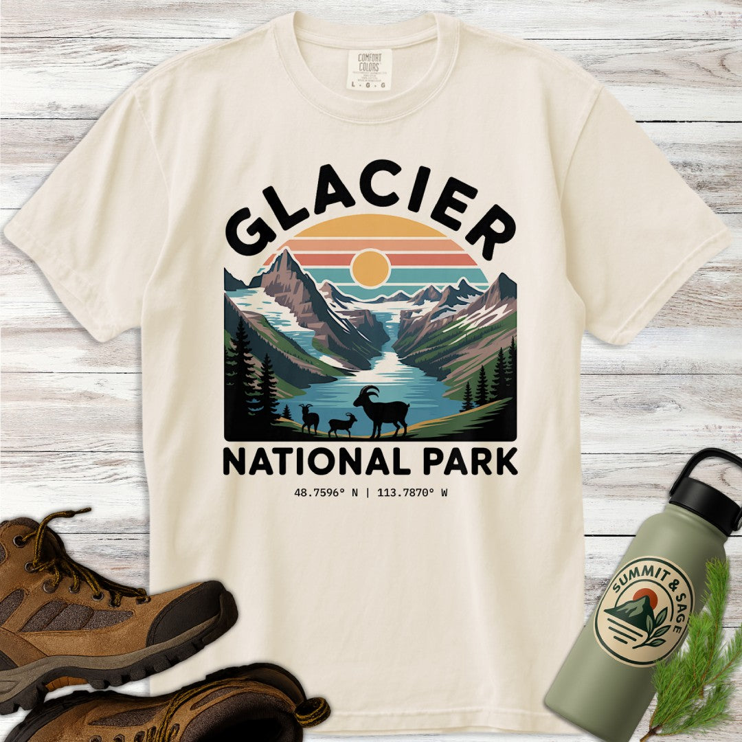 Glacier National Park Graphic T-Shirt