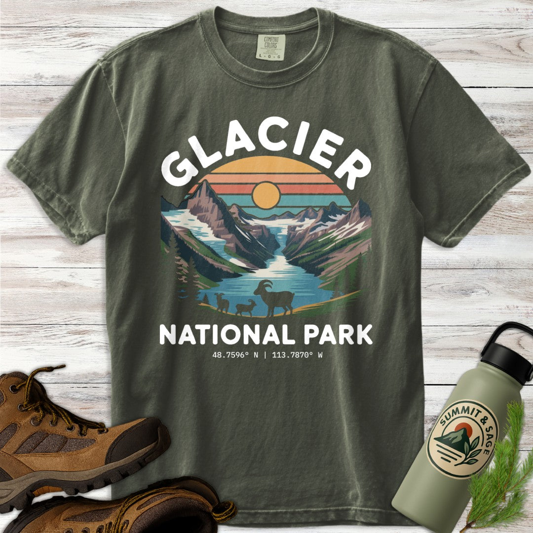 Glacier National Park Graphic T-Shirt