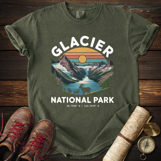 Glacier National Park Graphic T-Shirt