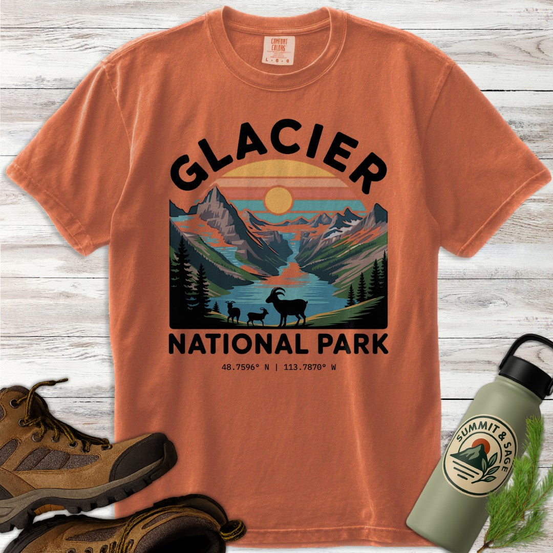 Glacier National Park Graphic T-Shirt