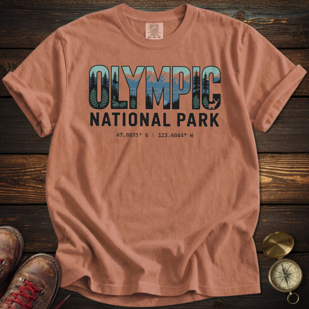 Olympic National Park Graphic T-Shirt