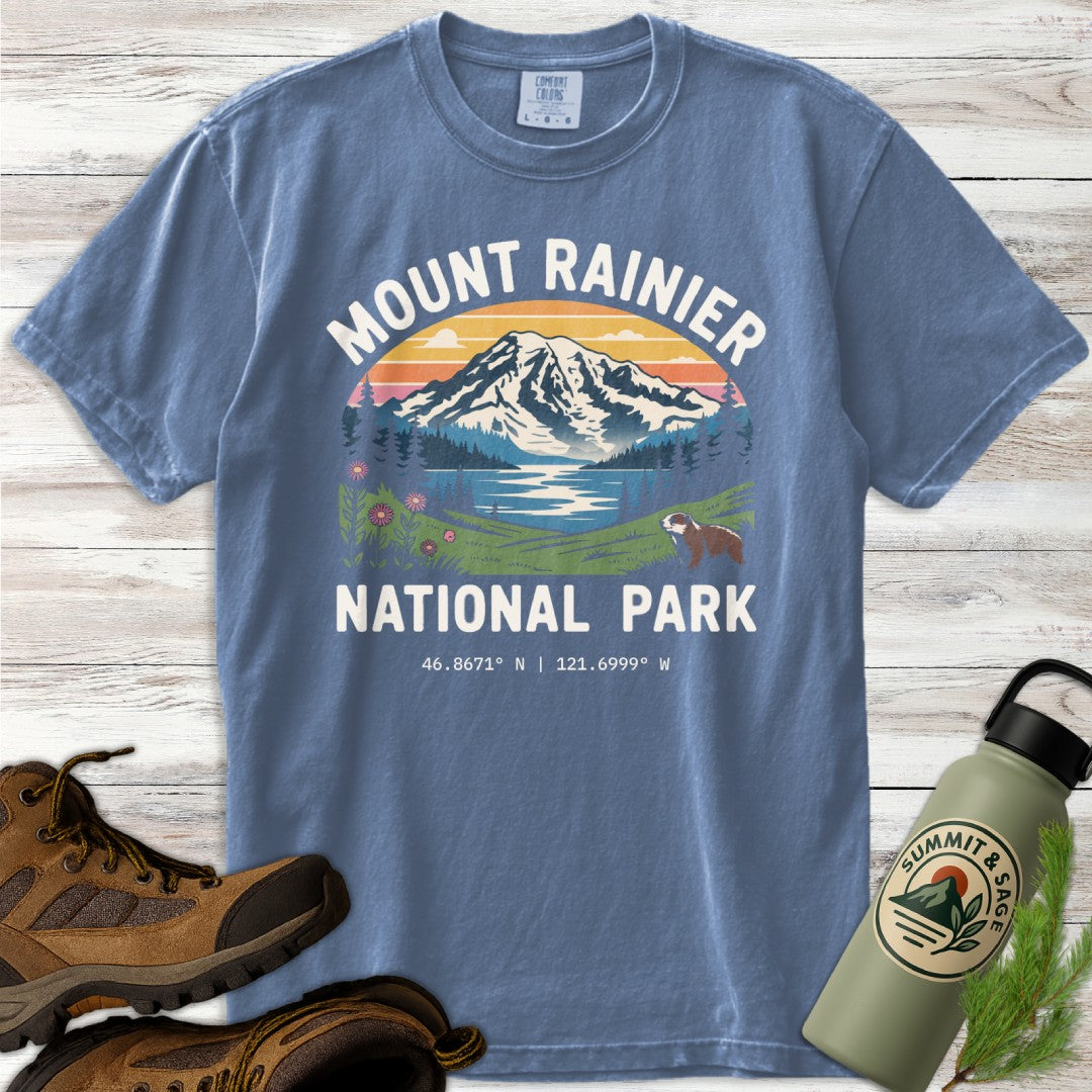 Mount Rainier Park Graphic T-Shirt