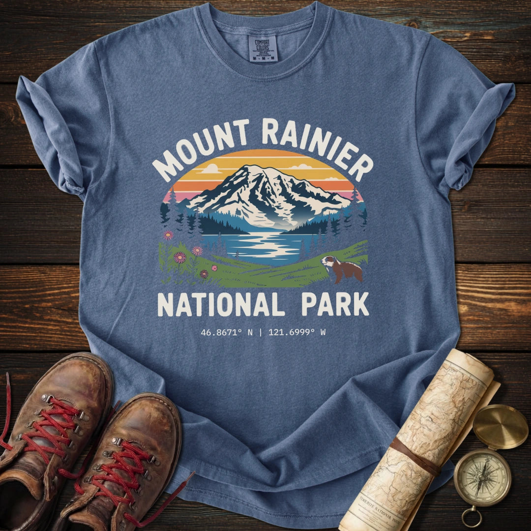 Mount Rainier Park Graphic T-Shirt