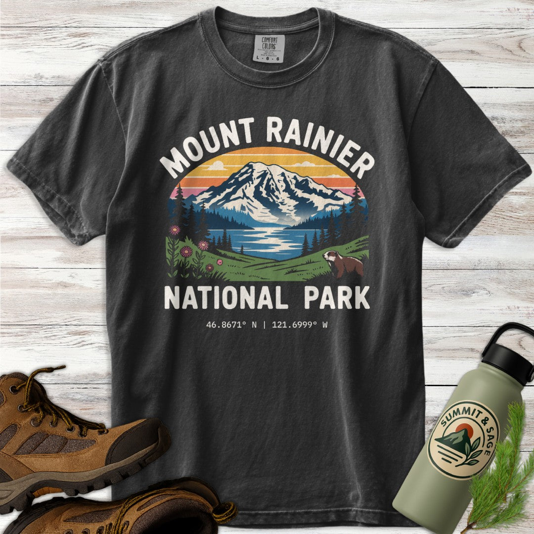 Mount Rainier Park Graphic T-Shirt