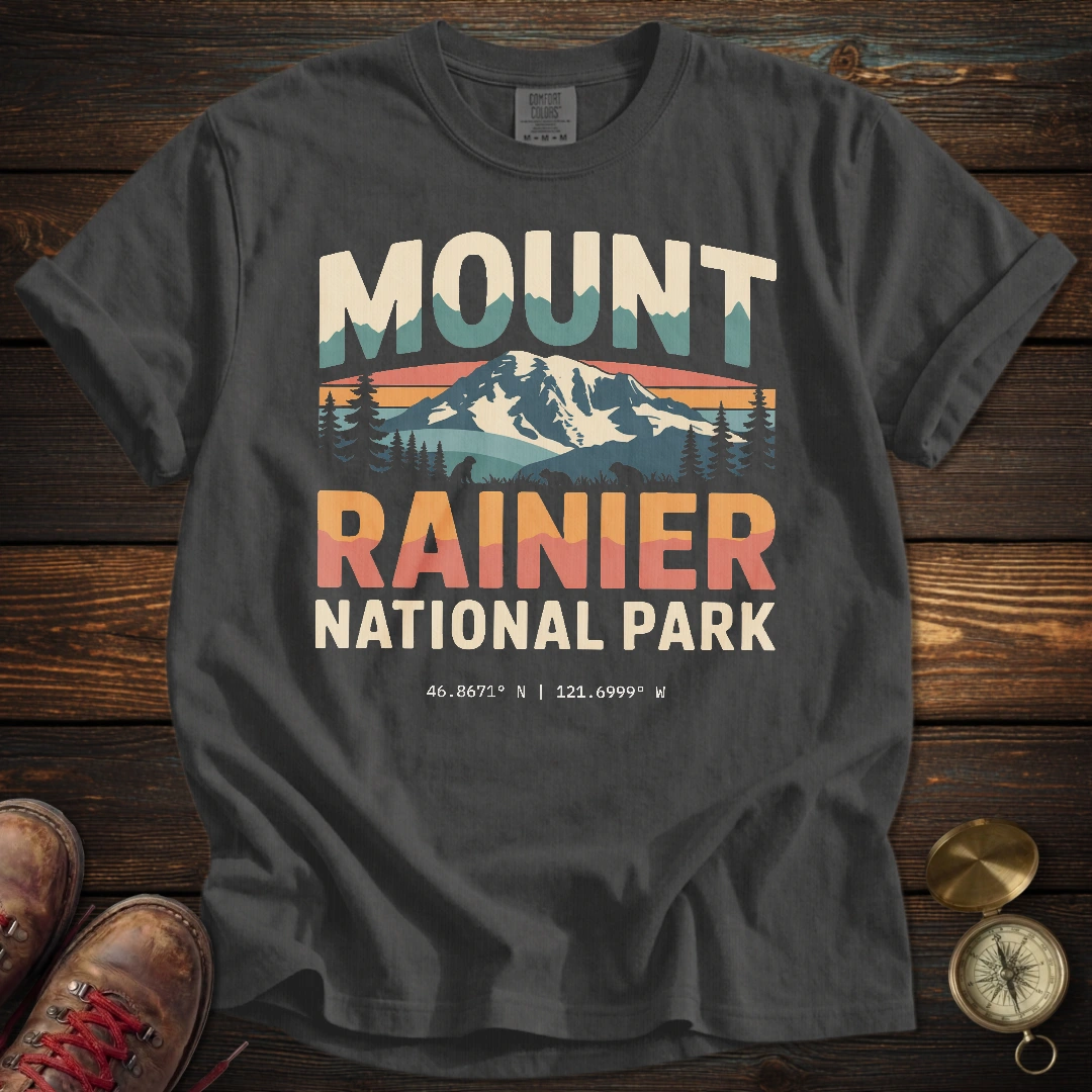 Mount Rainier Graphic T-Shirt