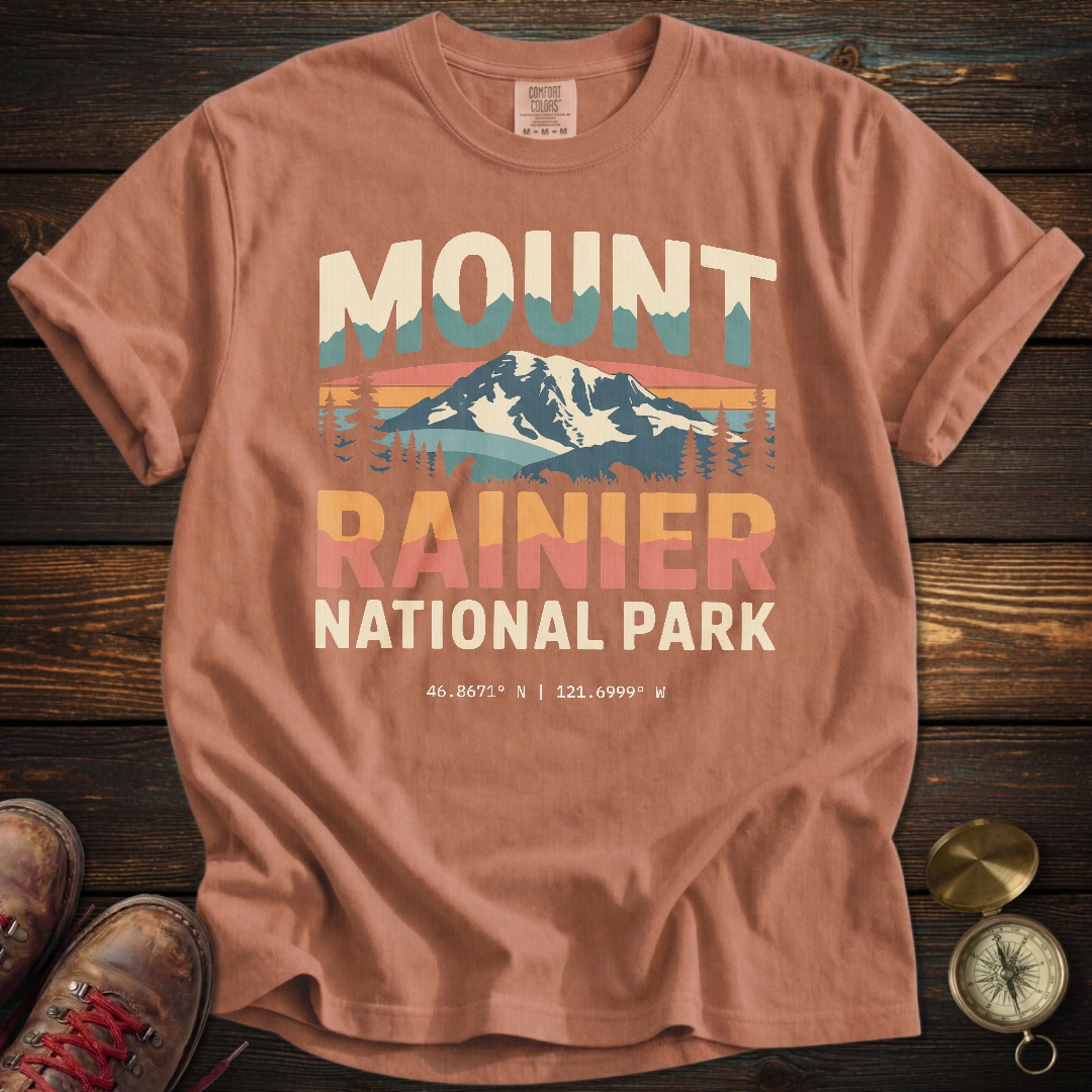 Mount Rainier Graphic T-Shirt