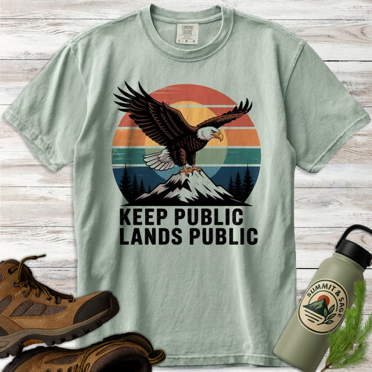 Keep Lands Public Eagle T-Shirt