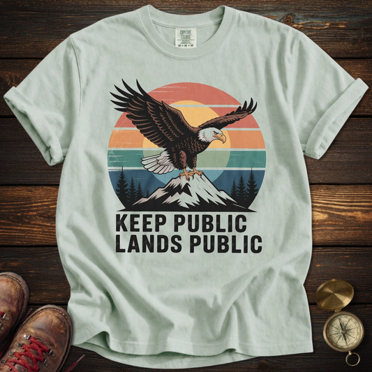 Keep Lands Public Eagle T-Shirt
