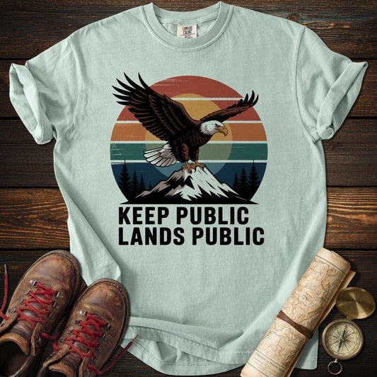 Keep Lands Public Eagle T-Shirt