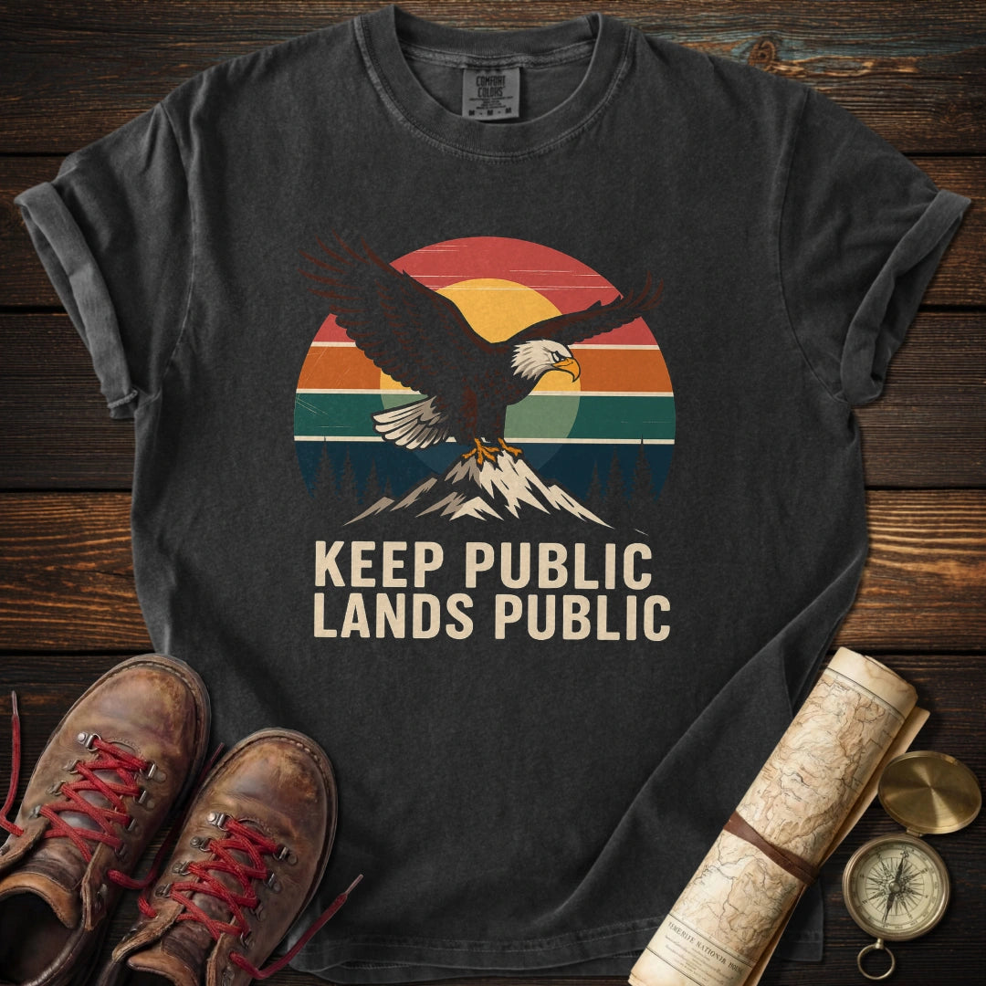 Keep Lands Public Eagle T-Shirt