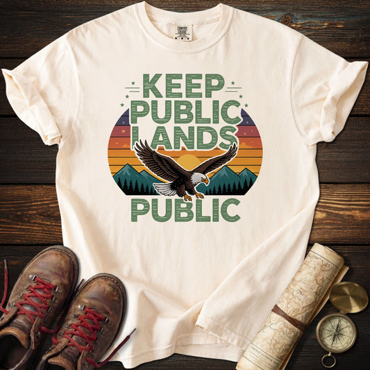 Keep Lands Public Eagle T-Shirt