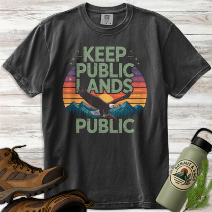 Keep Lands Public Eagle T-Shirt