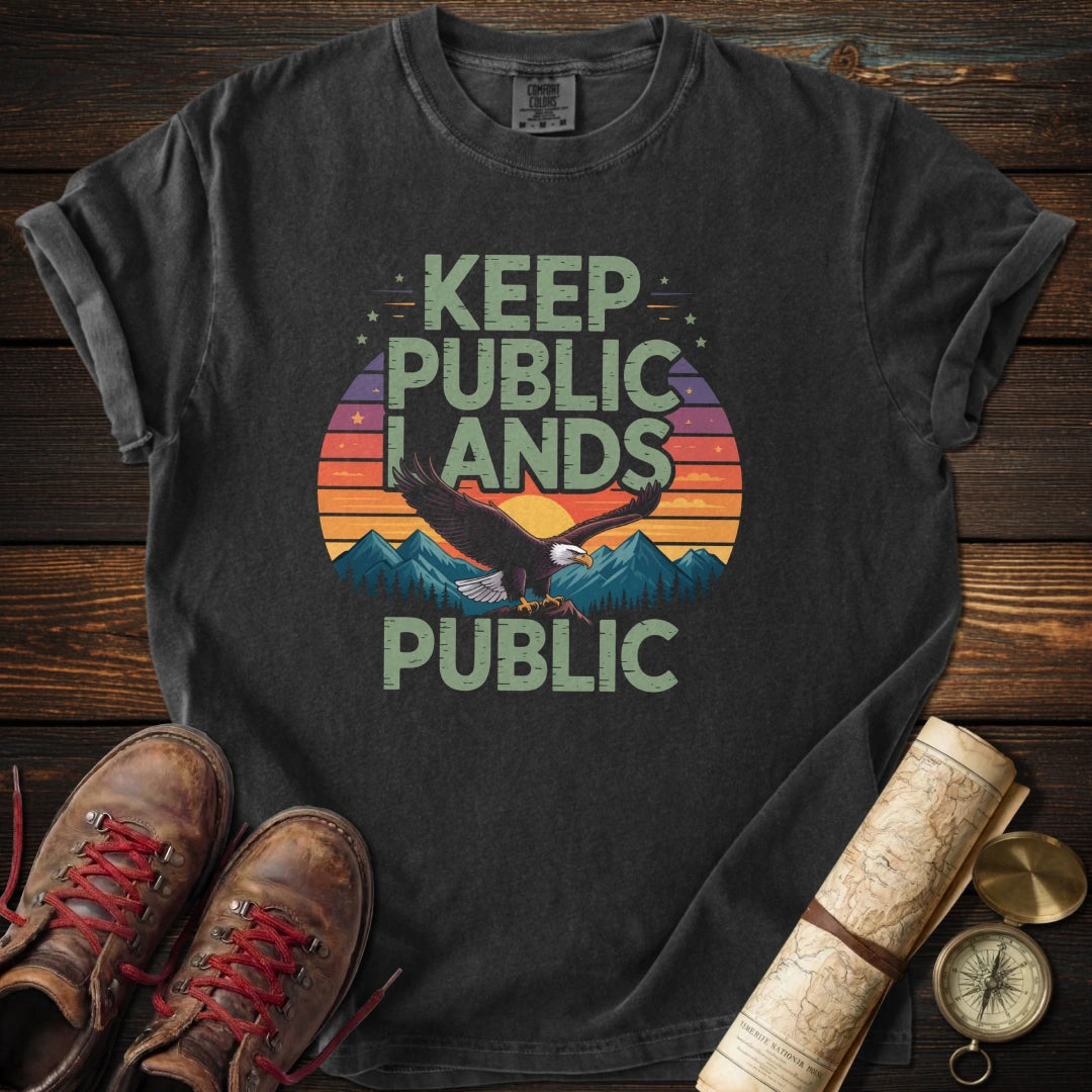 Keep Lands Public Eagle T-Shirt