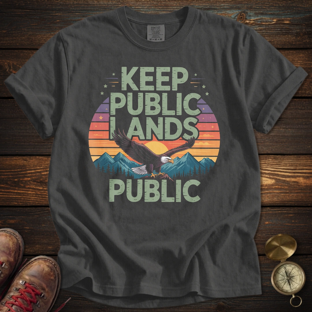 Keep Lands Public Eagle T-Shirt