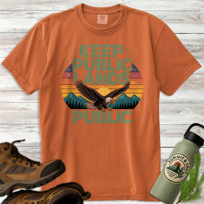 Keep Lands Public Eagle T-Shirt