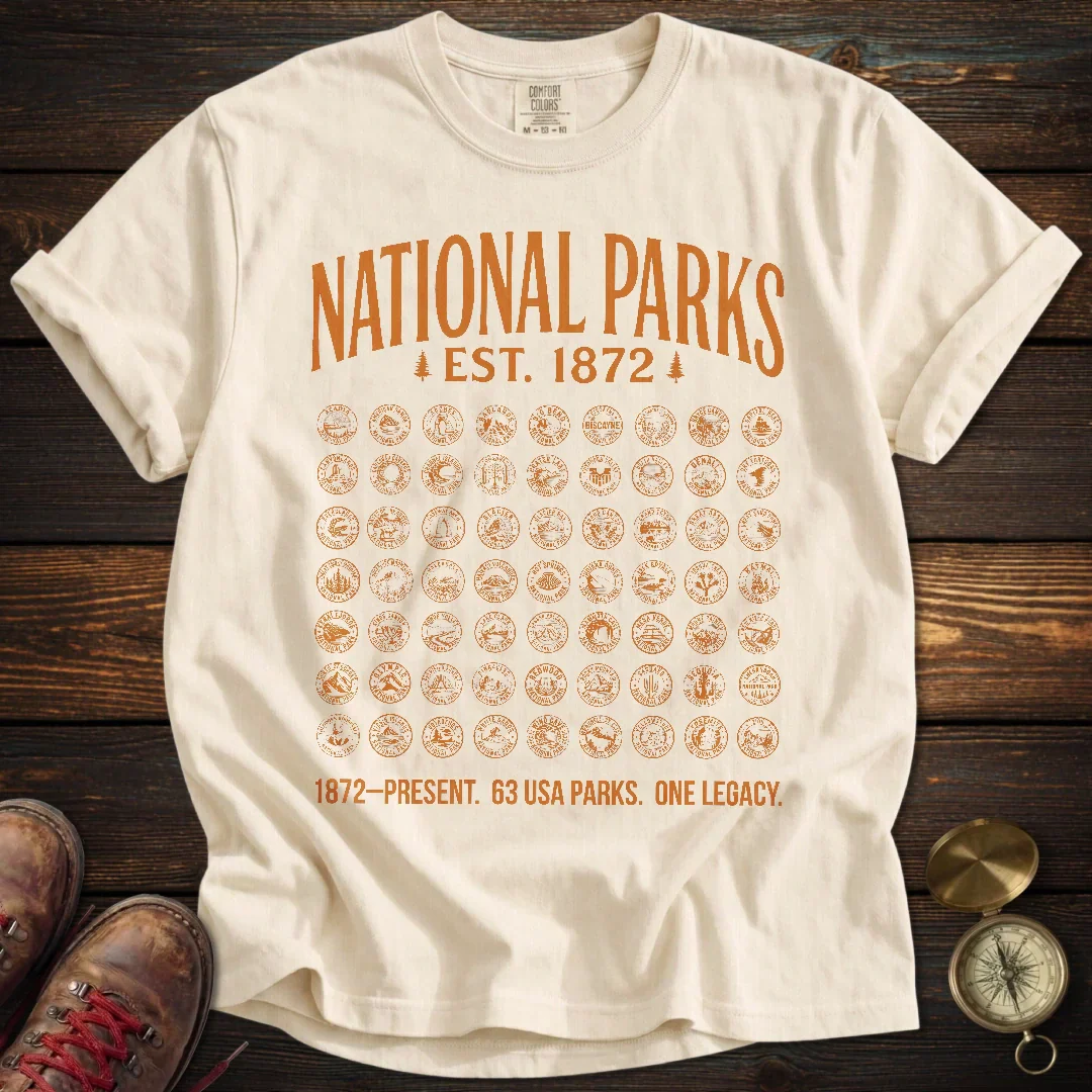Parks Est. 1872 Burnt Orange T-Shirt