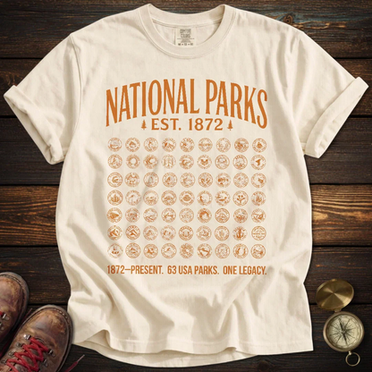 Parks Est. 1872 Burnt Orange T-Shirt