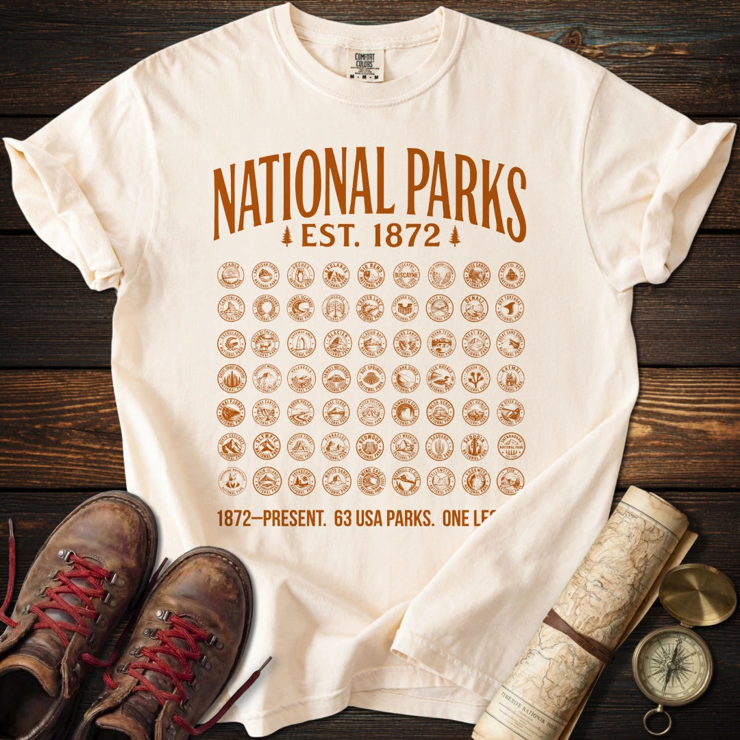 Parks Est. 1872 Burnt Orange T-Shirt