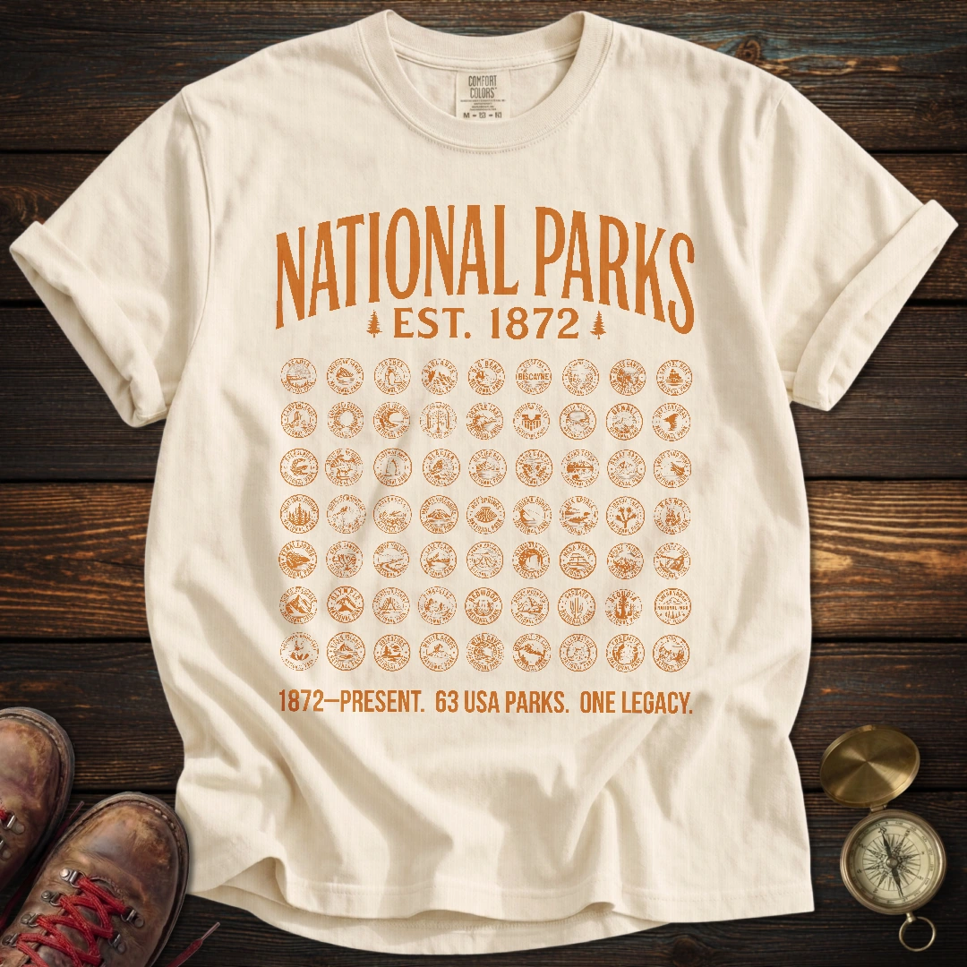 Parks Est. 1872 Burnt Orange T-Shirt