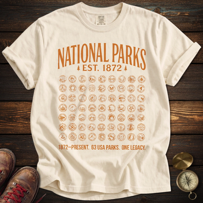 Parks Est. 1872 Burnt Orange T-Shirt