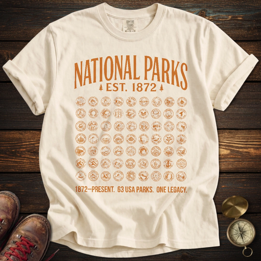 Parks Est. 1872 Burnt Orange T-Shirt