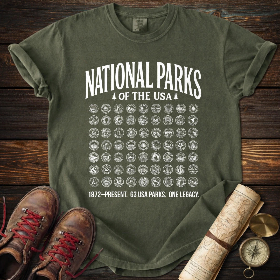 All 63 National Parks T-Shirt