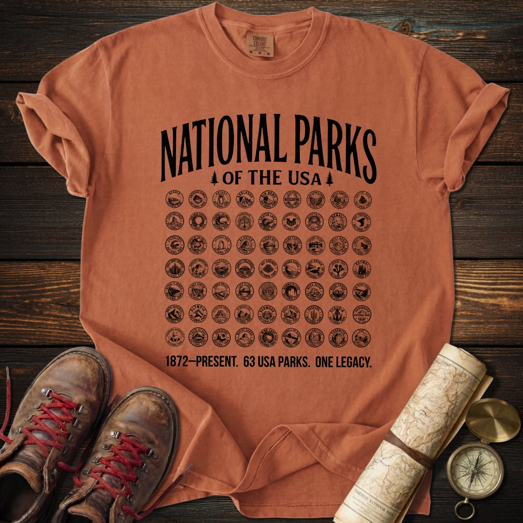 All 63 National Parks T-Shirt
