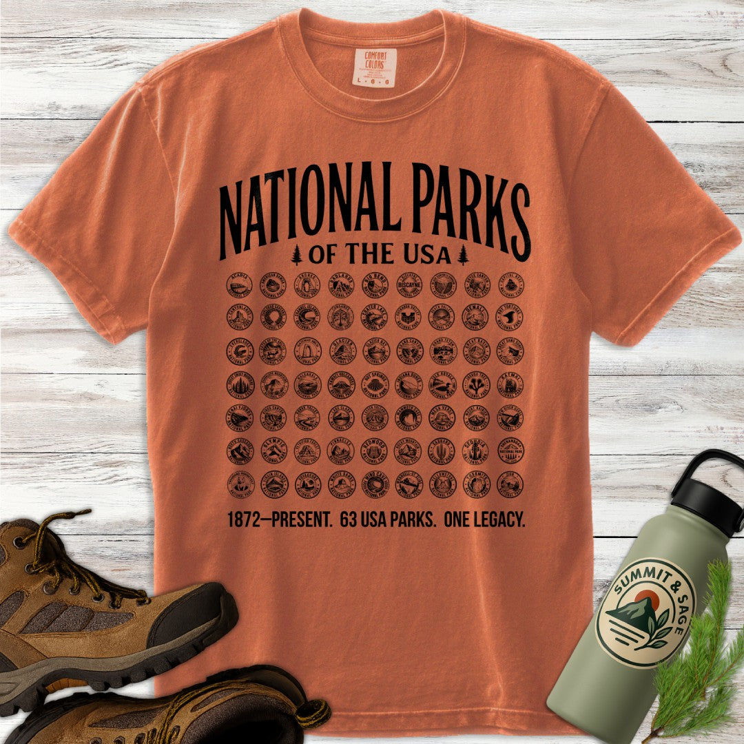 All 63 National Parks T-Shirt