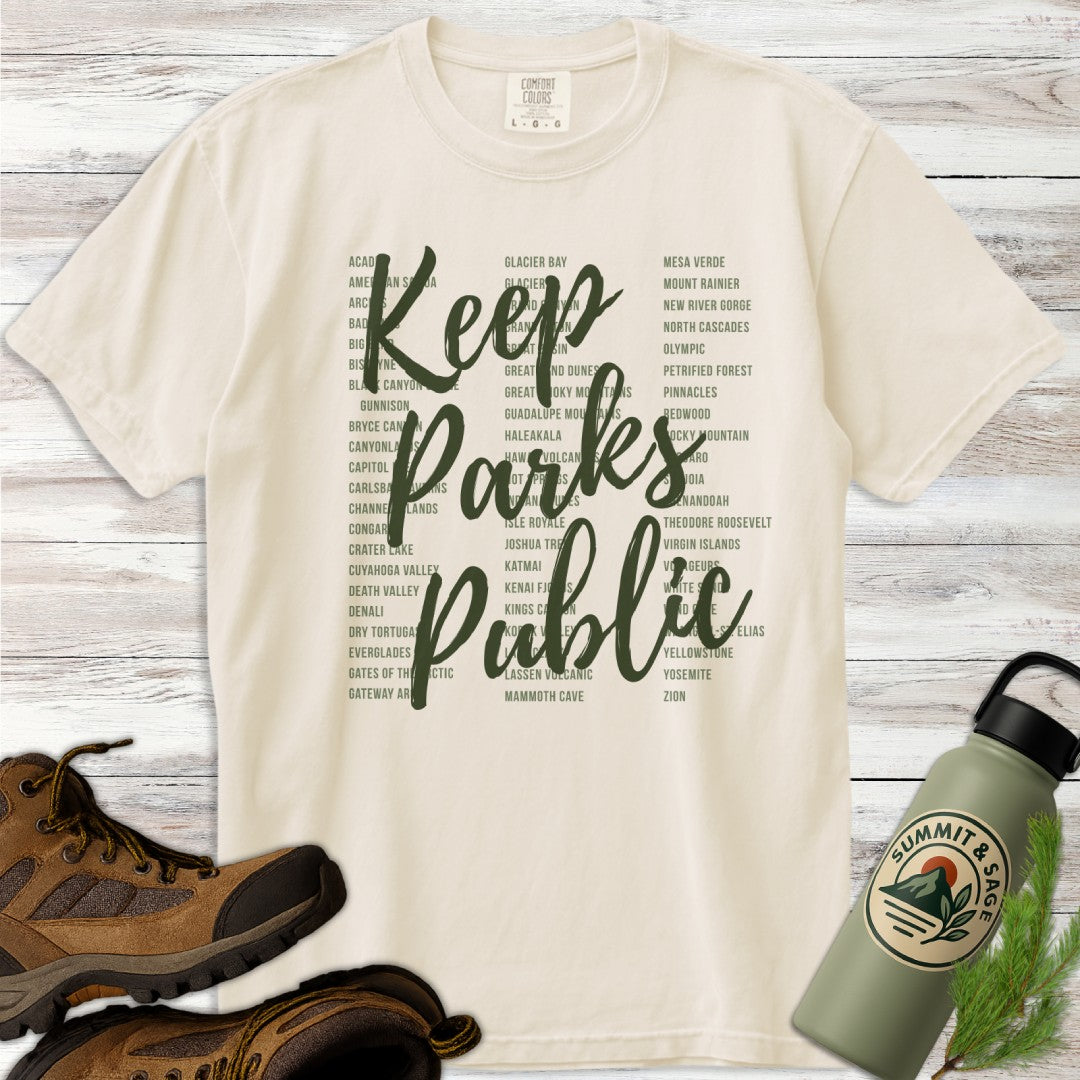 Keep 63 Parks Public Green T-Shirt