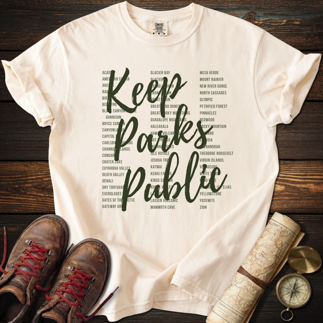 Keep 63 Parks Public Green T-Shirt