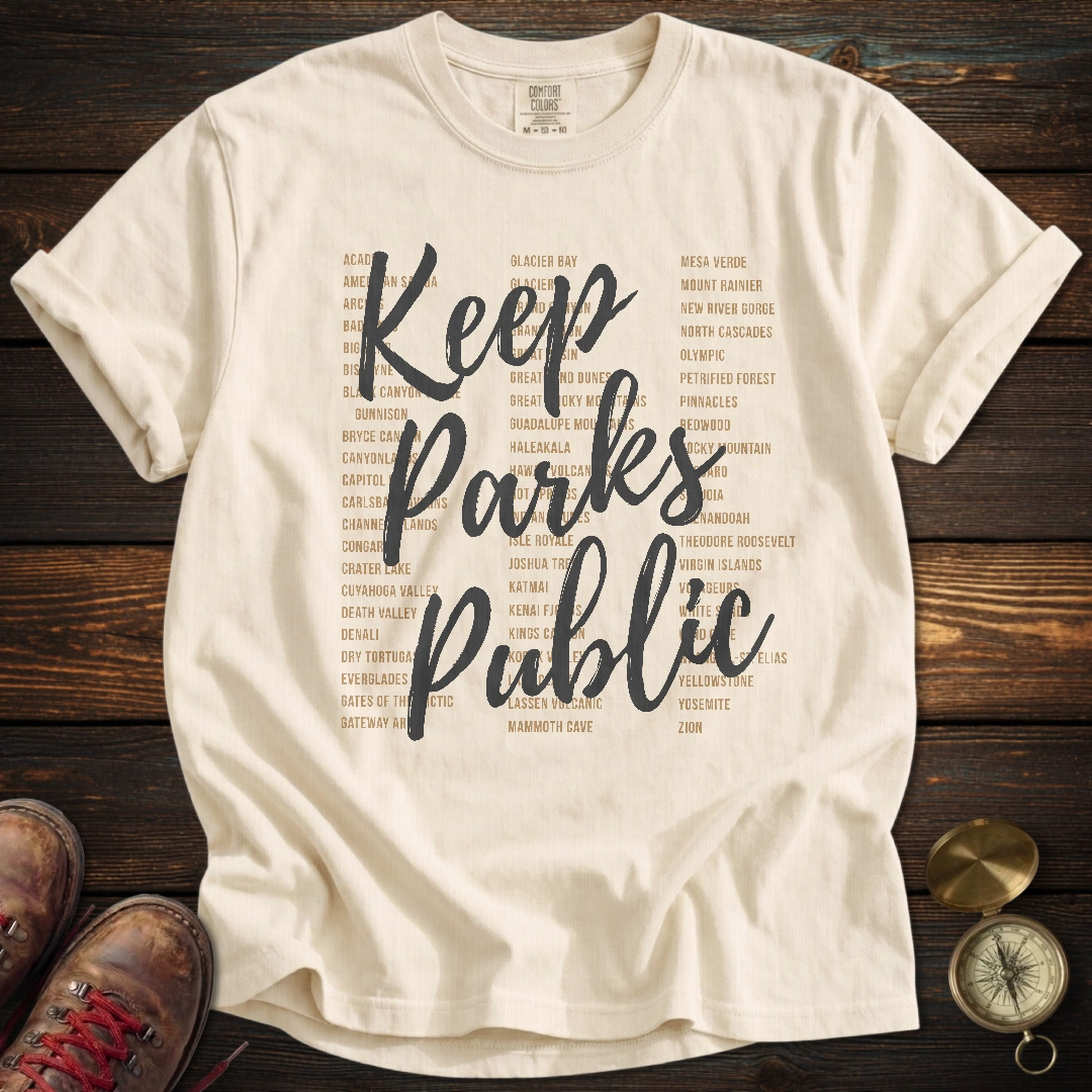Keep Parks Public Earth Tones T-Shirt