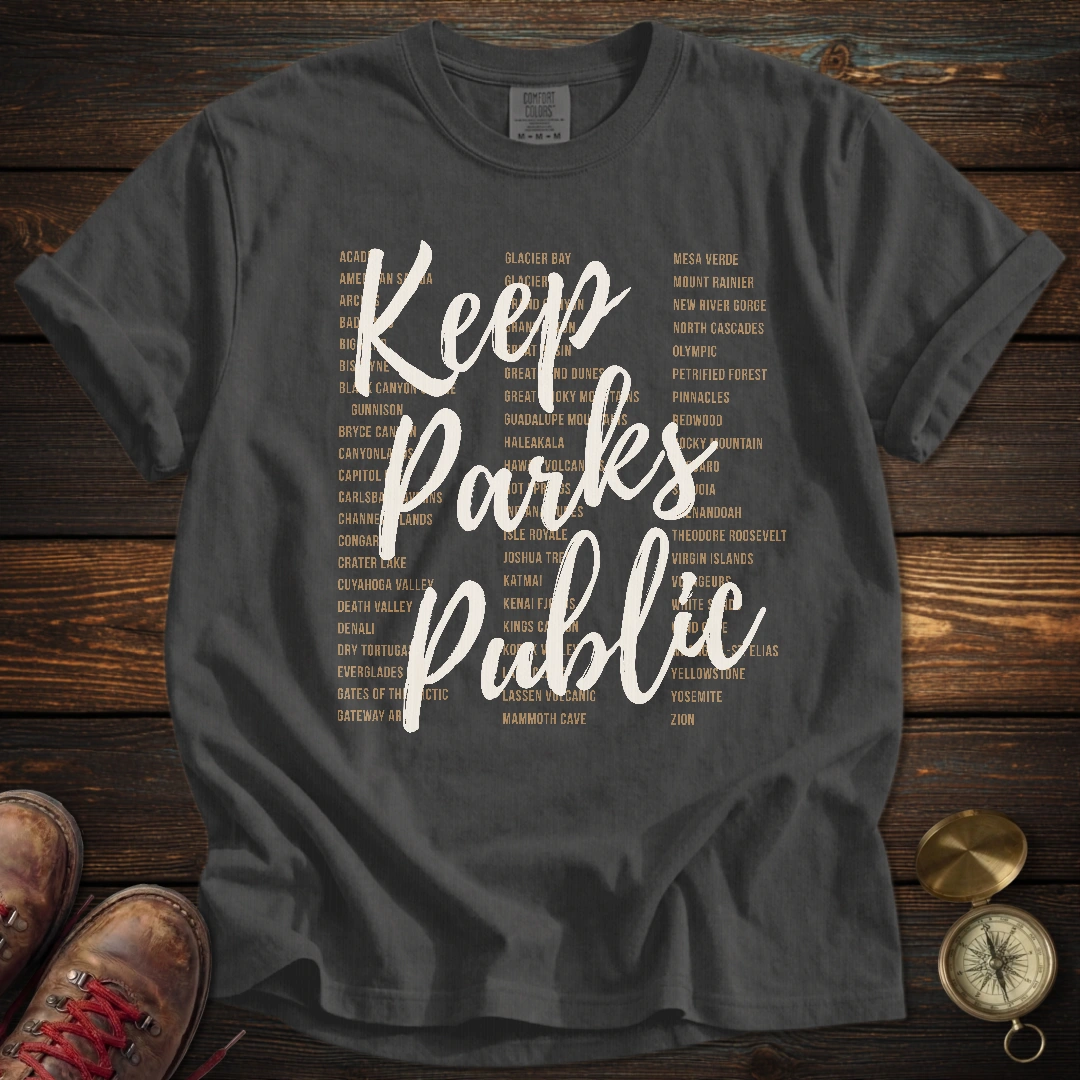 Keep Parks Public Earth Tones T-Shirt