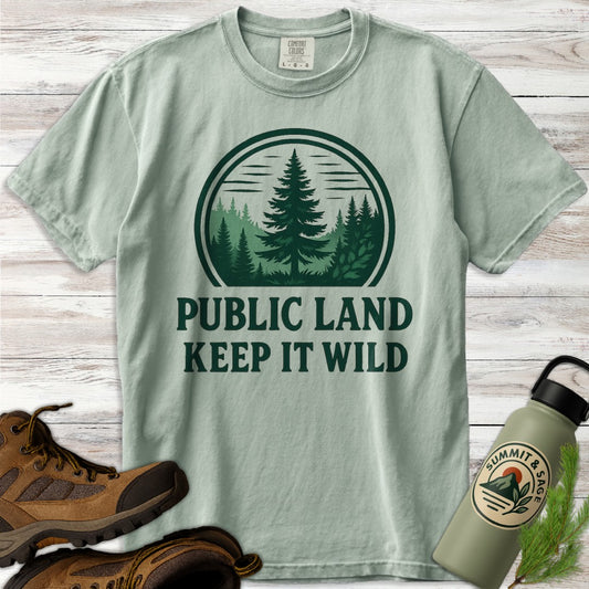 Public Land Keep Wild T-Shirt