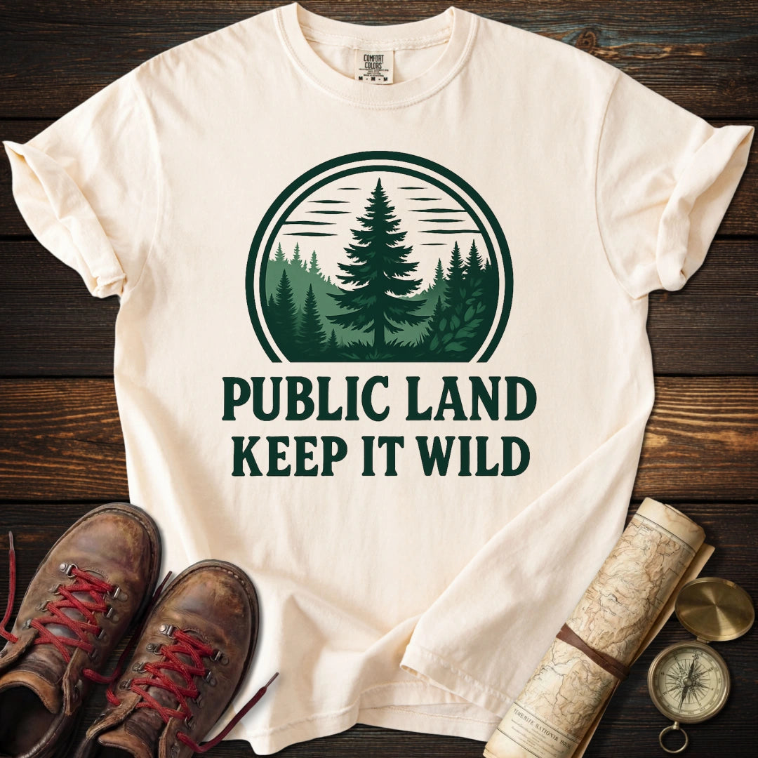 Public Land Keep Wild T-Shirt