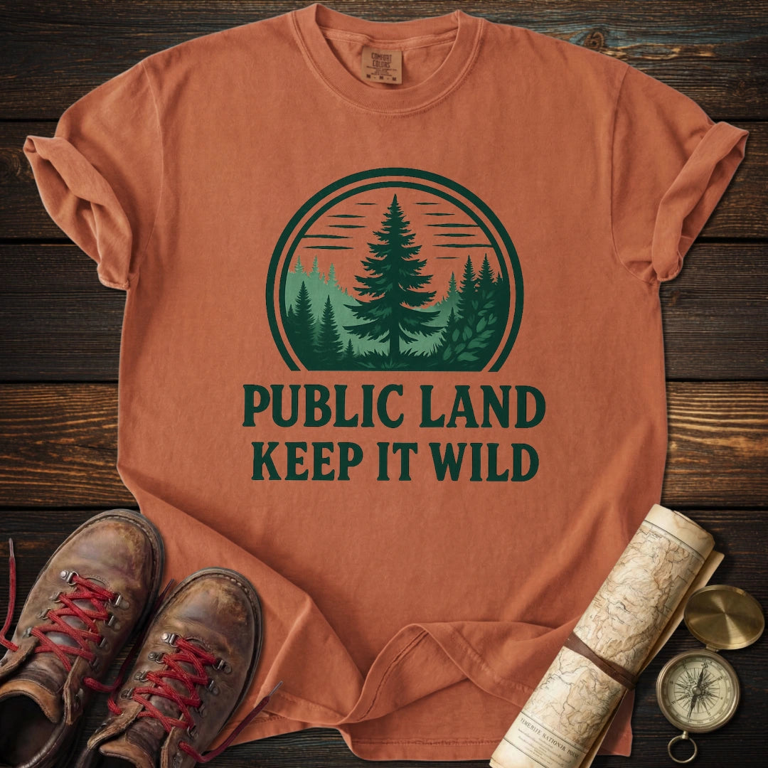 Public Land Keep Wild T-Shirt