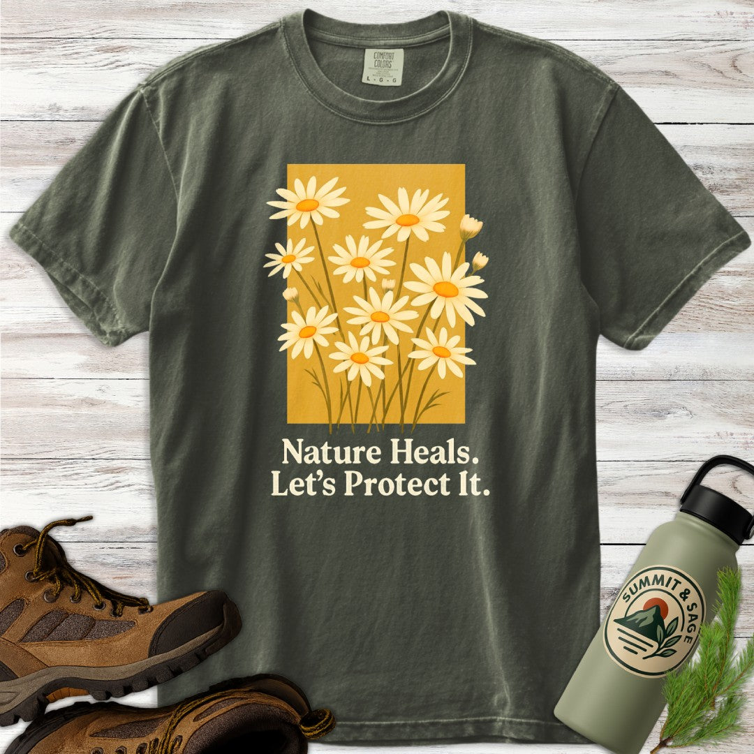 Nature Heals Let's Protect T-Shirt