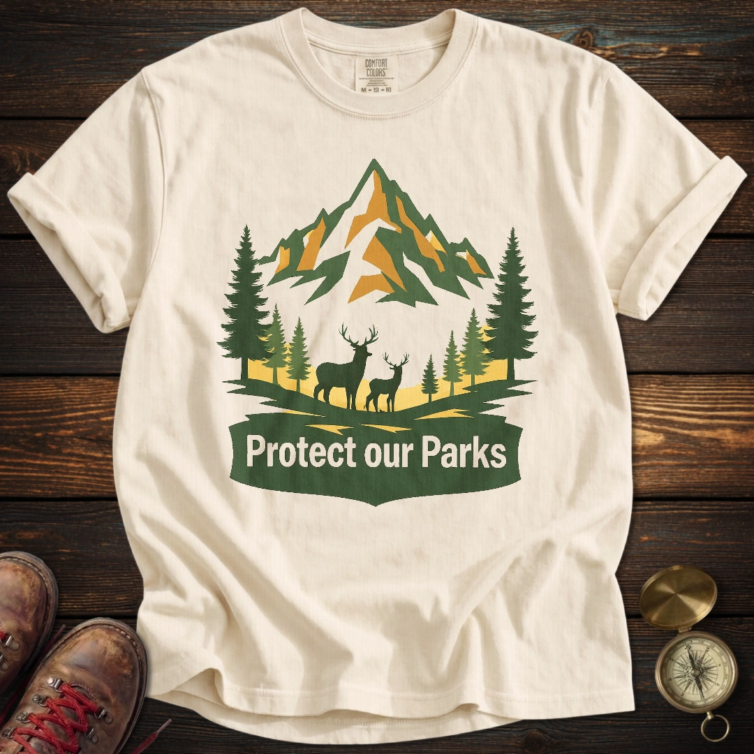 Protect Parks Elk Green T-Shirt